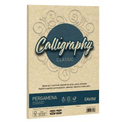 Carta Calligraphy Pergamena - A4 - 190 gr - crema 05 - Favini - conf. 250 fogli
