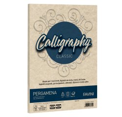 Carta Calligraphy Pergamena - A4 - 190 gr - sabbia 02 - Favini - conf. 250 fogli