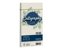 Busta Calligraphy Remake -  110 x 220 mm - 120 gr - perla - Favini - conf. 25 pezzi
