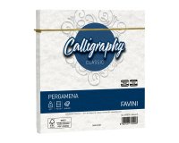Busta Calligraphy Pergamena -  170 x 170 mm - 90 gr - bianco 01 - Favini - conf. 25 pezzi