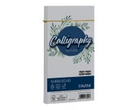 Busta Calligraphy Shiro Eco -  110 x 220 mm - 120 gr - cenere - Favini - conf. 25 pezzi