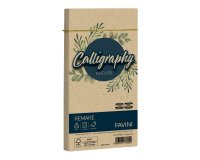 Busta Calligraphy Remake -  110 x 220 mm - 120 gr - spiaggia - Favini - conf. 25 pezzi