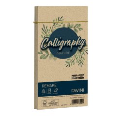 Busta Calligraphy Remake -  110 x 220 mm - 120 gr - spiaggia - Favini - conf. 25 pezzi