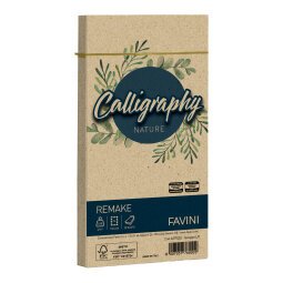 Busta Calligraphy Remake -  110 x 220 mm - 120 gr - spiaggia - Favini - conf. 25 pezzi