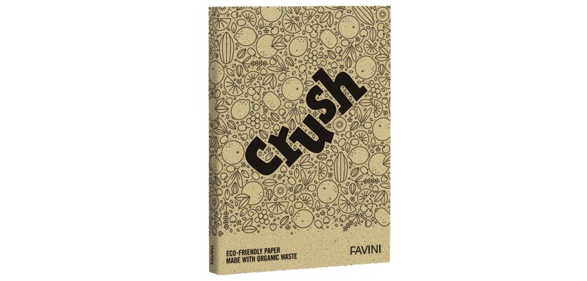 Carta Crush - A4 - 250 gr - oliva - Favini - conf. 50 fogli