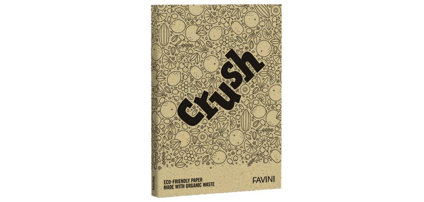 Carta Crush - A4 - 250 gr - oliva - Favini - conf. 50 fogli