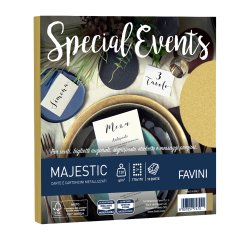 Busta Special Events - 170 x 170 mm - 120 gr - oro - Favini - conf. 10 buste