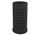 Portaombrelli forato - diametro 24 cm - H 48 cm - 21 L - acciaio - nero - Stilcasa