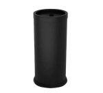 Posacenere autoestinguente coperto da terra -  diametro 31 cm -  H 72 cm - nero - Stilcasa
