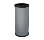 Posacenere autoestinguente coperto da terra - diametro 31 cm - H 72 cm - grigio - Stilcasa