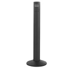 Posacenere da esterno - diametro 11,7 cm - altezza 105 cm - alluminio verniciato - nero - Stilcasa