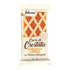 Cuor di crostata albicocca e pesca - 60 gr - Falcone