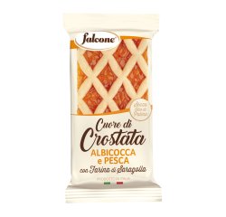 Cuor di crostata albicocca e pesca - 60 gr - Falcone
