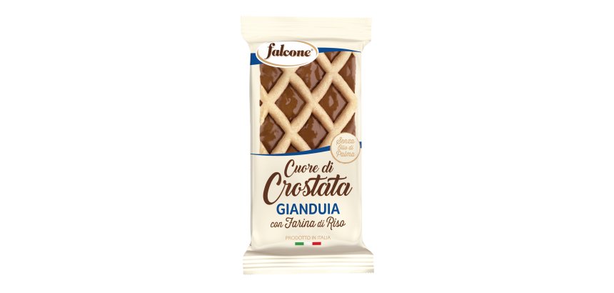 Cuor di crostata gianduia - 60 gr - Falcone