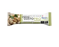 Barretta proteica GustoPro - cioccolato al latte/pistacchio - 40 gr - Falco