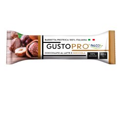 Barretta proteica GustoPro - cioccolato al latte/nocciola - 40 gr - Falco