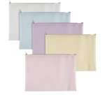 Busta con zip Bubble - 21,5 x 12,5 cm - EVA - colori pastello assortiti - Sei Rota