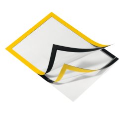 Cornice espositiva Duraframe - A4 - 21 x 29,7 cm - giallo - Durable