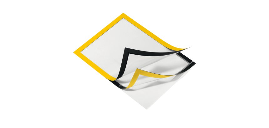 Cornice espositiva Duraframe - A4 - 21 x 29,7 cm - giallo - Durable