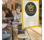 Cornice espositiva Duraframe - A4 - 21 x 29,7 cm - giallo - Durable