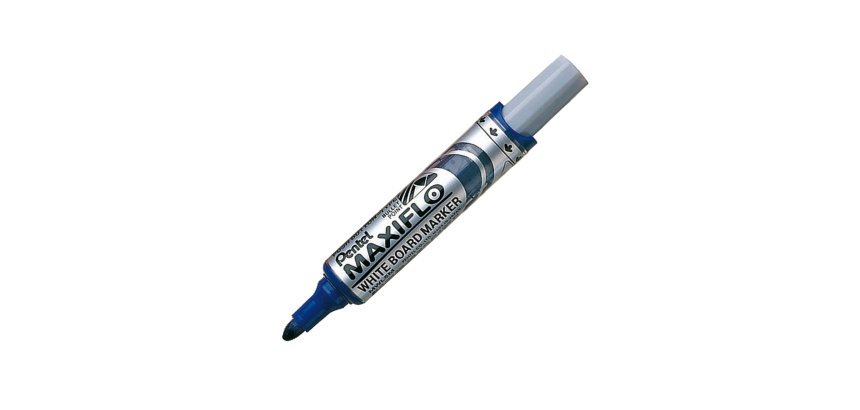 Marcatore per lavagne MaxiFlo - punta conica 6 mm - blu - Pentel