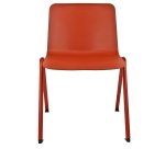 Seduta attesa Plus - senza braccioli - rosso - Unisit