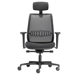 Poltrona operativa Aida - Nero - Unisit