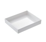 Vassoio Venezia - 32,5 x 26,5 x 6 cm - melamina - bianco - Leone