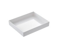 Vassoio Venezia - 32,5 x 26,5 x 6 cm - melamina - bianco - Leone