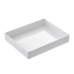 Vassoio Venezia - 32,5 x 26,5 x 6 cm - melamina - bianco - Leone