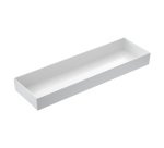 Vassoio Venezia - 53 x 16,2 x 6 cm - melamina - bianco - Leone