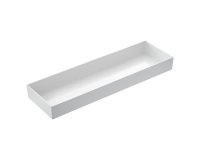 Vassoio Venezia - 53 x 16,2 x 6 cm - melamina - bianco - Leone