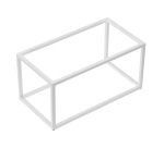 Stand buffet GN 1/3 - 32,5 x 17,6 x 16 cm - metallo -  bianco - Leone