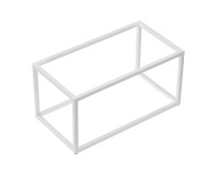 Stand buffet GN 1/3 - 32,5 x 17,6 x 16 cm - metallo -  bianco - Leone