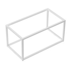 Stand buffet GN 1/3 - 32,5 x 17,6 x 16 cm - metallo -  bianco - Leone