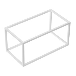 Stand buffet GN 1/3 - 32,5 x 17,6 x 16 cm - metallo -  bianco - Leone