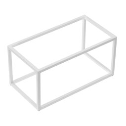 Stand buffet GN 1/3 - 32,5 x 17,6 x 16 cm - metallo -  bianco - Leone