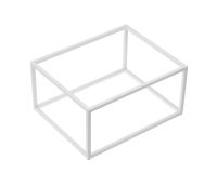 Stand buffet GN 1/2 - 32,5 x 26,5 x 16 cm - metallo - bianco - Leone