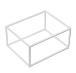 Stand buffet GN 1/2 - 32,5 x 26,5 x 16 cm - metallo - bianco - Leone
