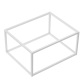 Stand buffet GN 1/2 - 32,5 x 26,5 x 16 cm - metallo - bianco - Leone