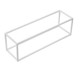 Stand buffet GN 2/4 - 53 x 16,5 x 16 cm - metallo - bianco - Leone