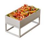 Stand buffet GN 2/4 - 53 x 16,5 x 16 cm - metallo - bianco - Leone