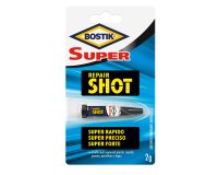Colla istantanea Super Repair Shot - 2 gr - trasparente - Bostik