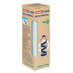 EN_Cinta adhesiva tesa film eco&cristal transparente 10 m x 19 mm pack de 8 unidades