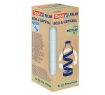 Nastro adesivo Crystal recycled - 19 mm x 33 m - PET - trasparente - Tesa - torre 8 pezzi