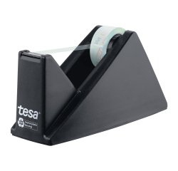 En_portarrollo sobremesa tesa eco&cristal plastico reciclado 100% color negro