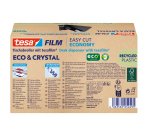 Dispenser da tavolo Crystal recycled - per nastri da 33 m - rotolo 19 mm x 10 m incluso - Nero - Tesa