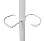 Appendiabiti a 6 ganci Music + 3 miniganci 175cm - bianco/legno - Alba