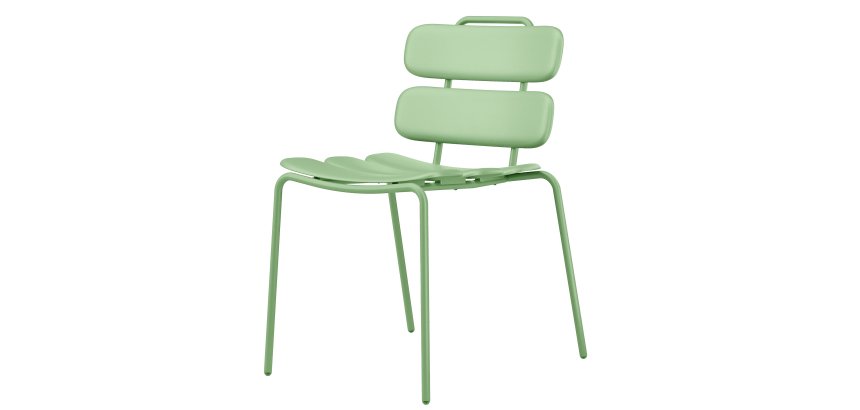 Seduta collettività Lemon - senza braccioli - polipropilene - verde - Unisit