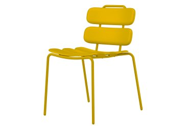 Seduta collettività Lemon - senza braccioli - polipropilene - giallo - Unisit